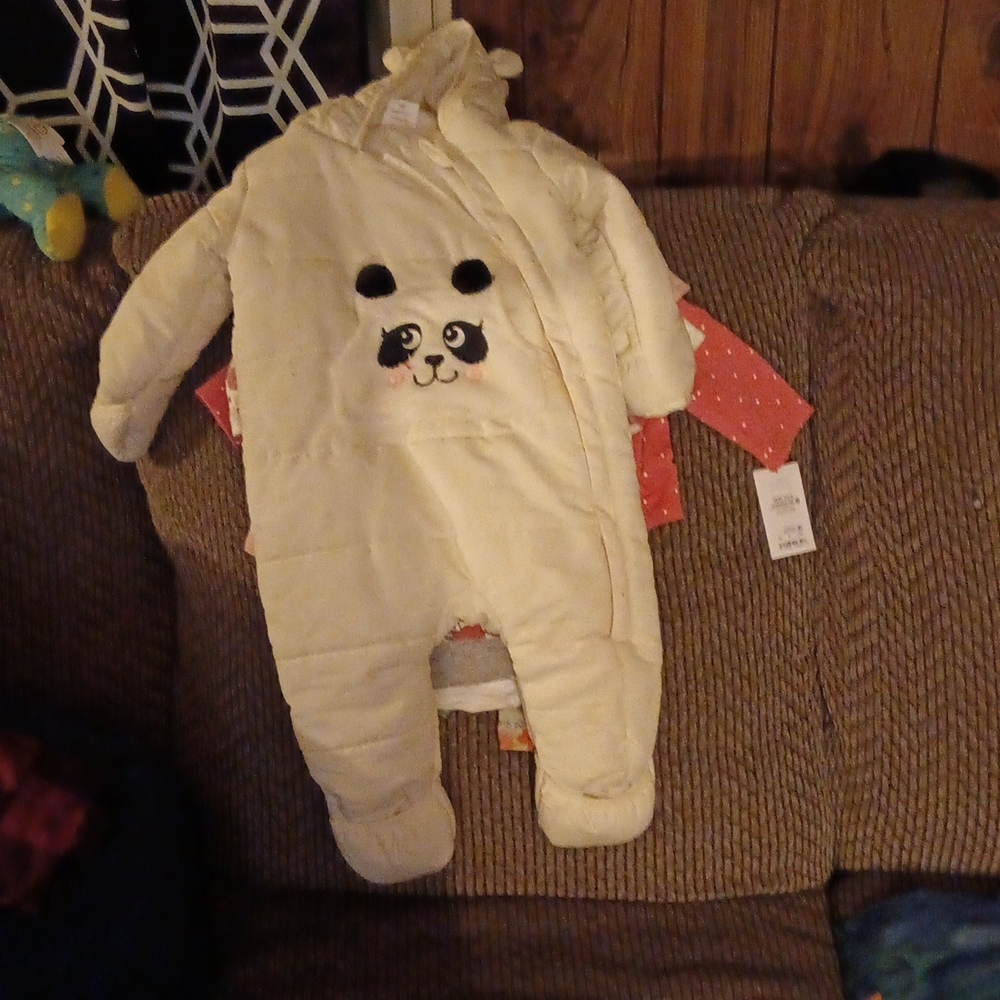 Panda snow suit